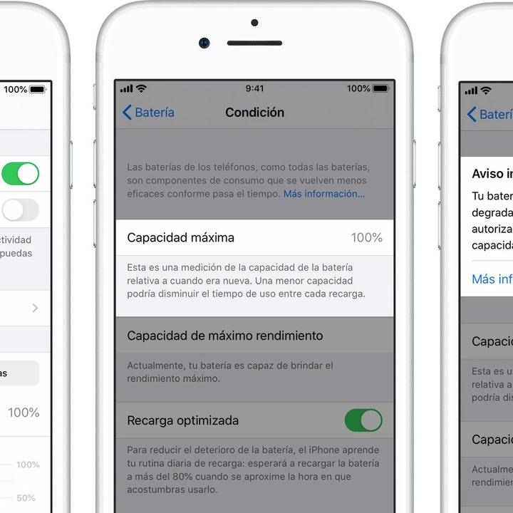 Uso de batería en un teléfono Android