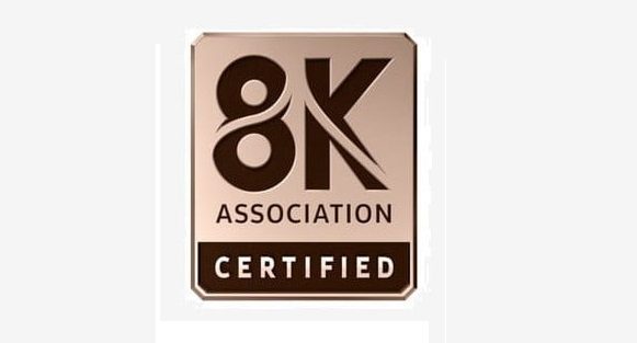 Logotipo de Asociacion 8K para televisores en 8K