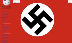 Varias páginas de Wikipedia se llenaron de esvásticas