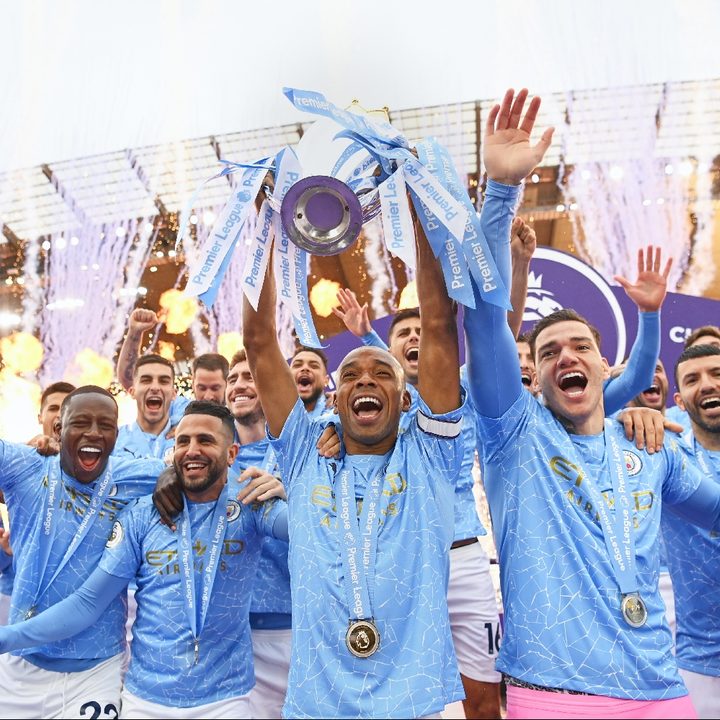 Manchester City celebra el título 2021/2022.