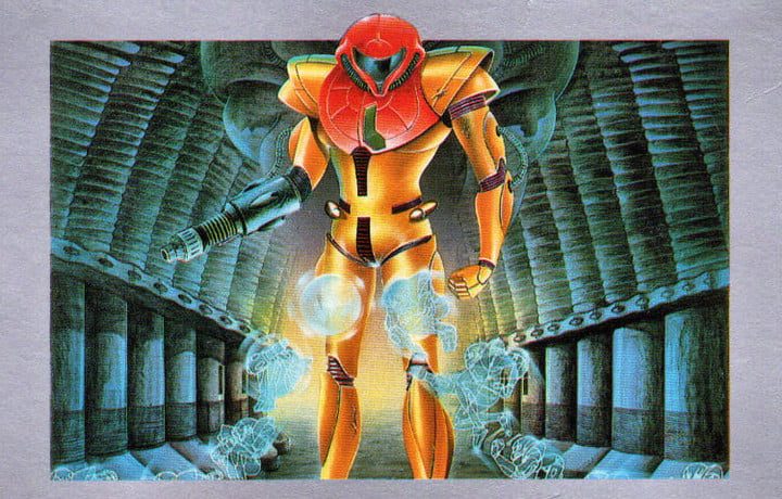 Una imagen del videojuego Metroid