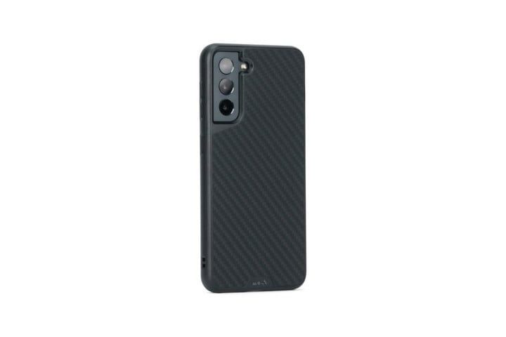 Funda Mous Limitless 3.0 para el Samsung Galaxy S21 en fibra de aramida negra.