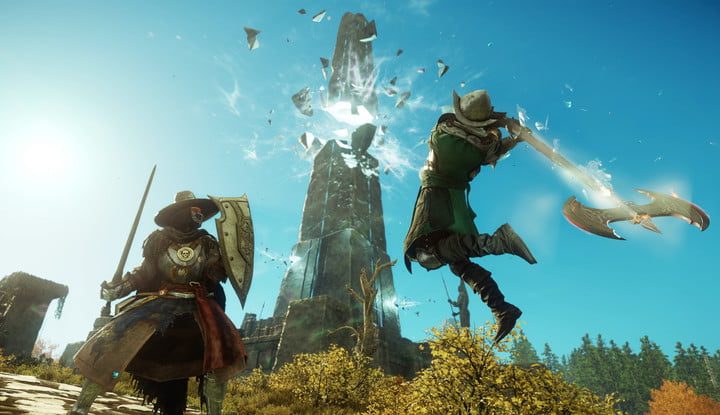 Una imagen del videojuego New World de Amazon Games