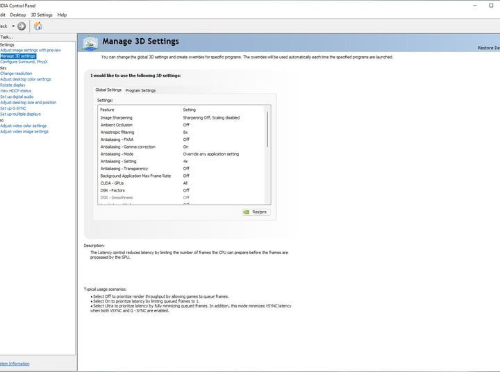 Cómo abrir el panel de control Nvidia
