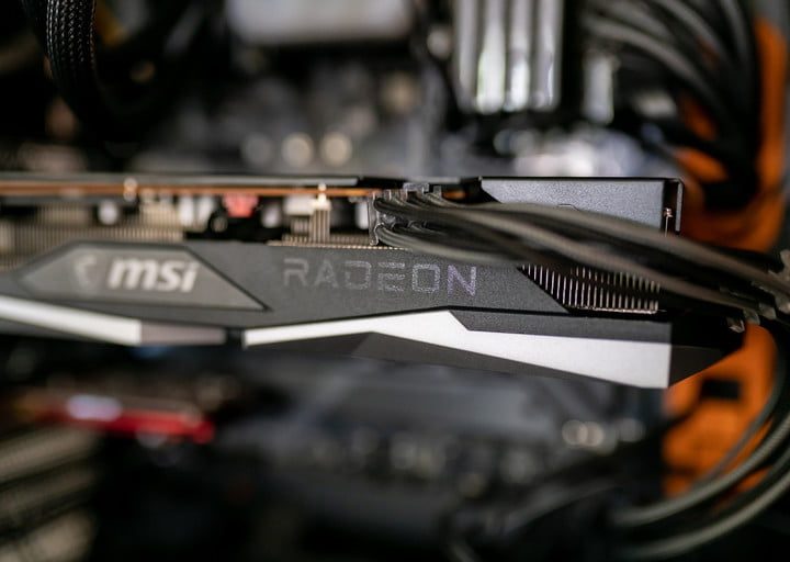 Vista superior de una RX 6600