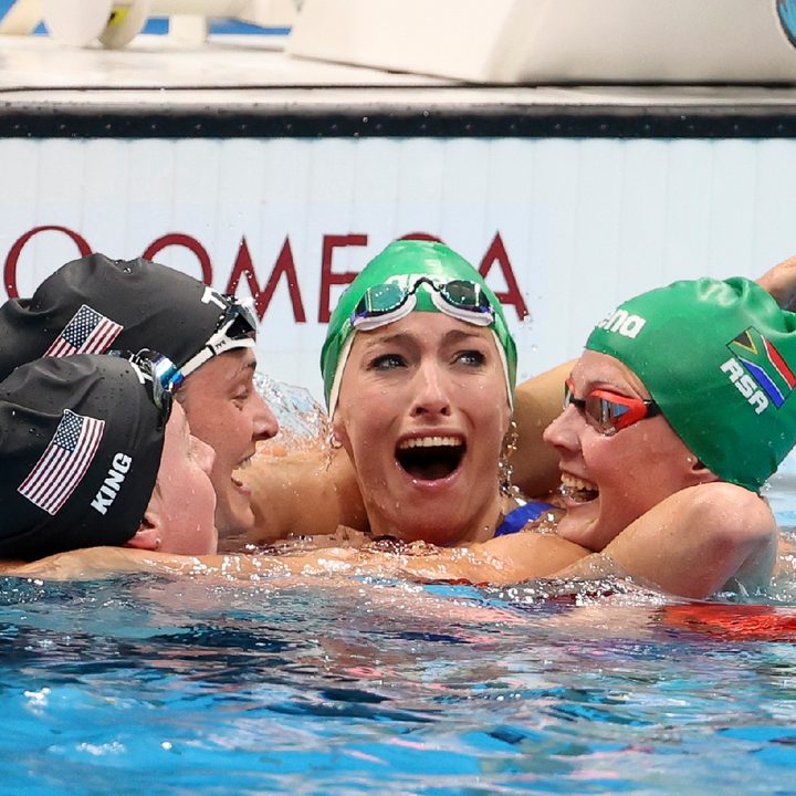 La sudafricana Tatjana Schoenmaker medalla de oro en los 200 metros braza.