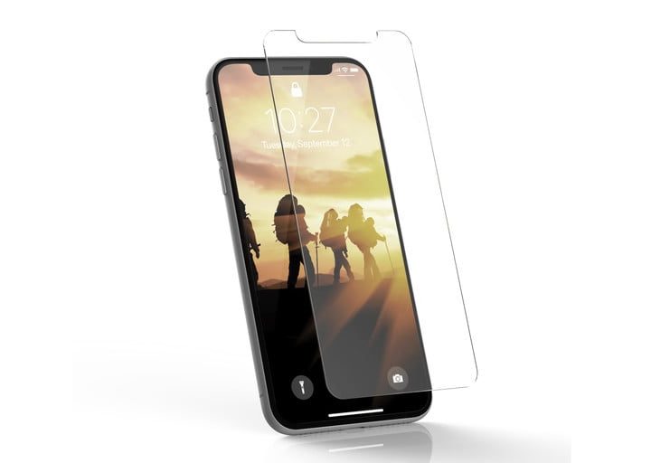 Protector de pantalla de vidrio UAG para iPhone 11.