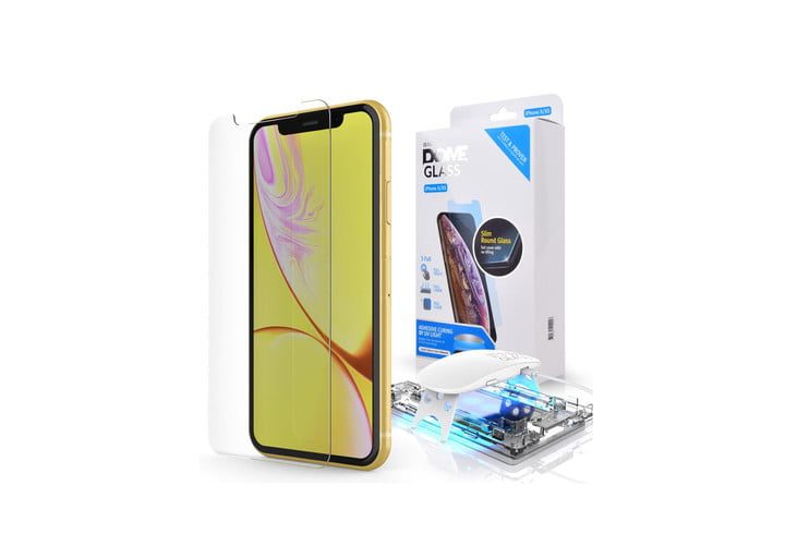 Protector de pantalla de vidrio templado Whitestone Dome Glass para iPhone 11.