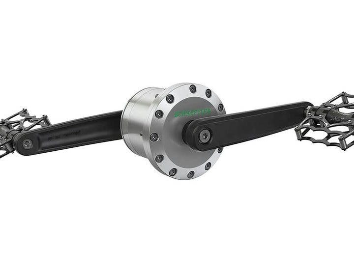 La imagen muestra un nuevo motor de bicicleta eléctrica presentado por la compañía Schaeffler.