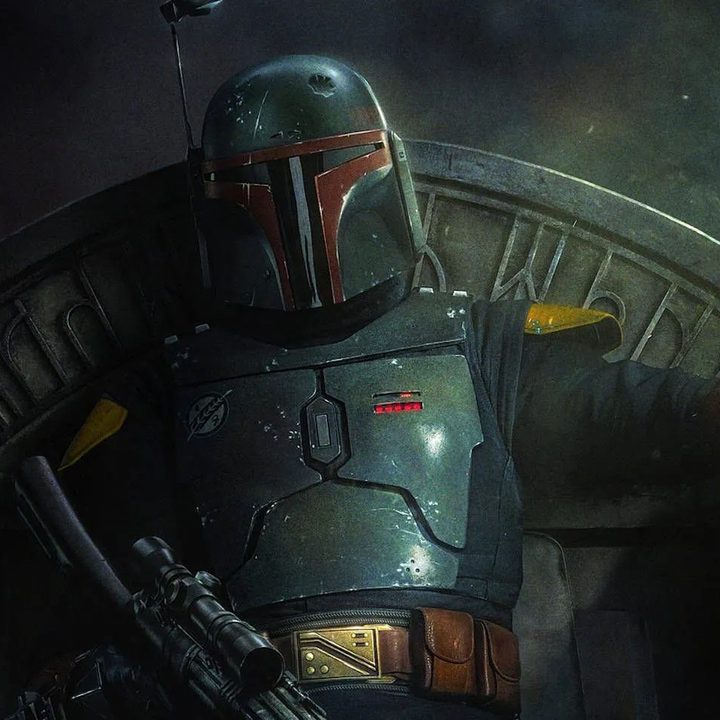 La imagen muestra el póster de The Book of Boba Fett.