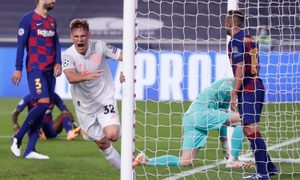 El partido entre Bayern Múnich y Barcelona de 2020, que terminó con la histórica goleada 2-8.