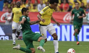 Juan Guillermo Cuadrado supera la marca del defensor boliviano Cristián Coimbra por las eliminatorias pasadas. El colombiano estará presente en La Paz.