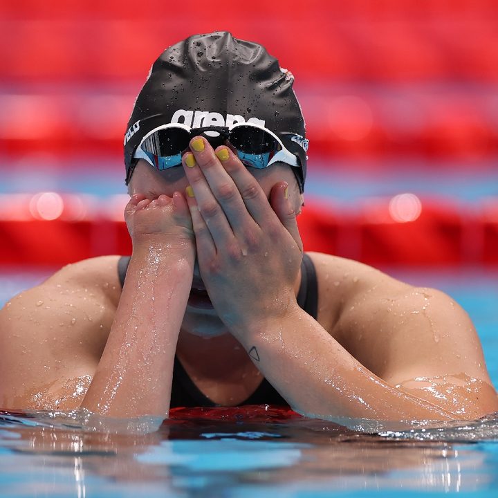 La neerlandesa Chantalle Zijderveld, ganadora de la final combinada de 200 metros en los Juegos Paralímpicos de Tokyo 2020.