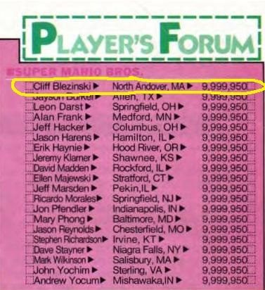 Cliff Bleszinski en la edición número uno de Nintendo Power