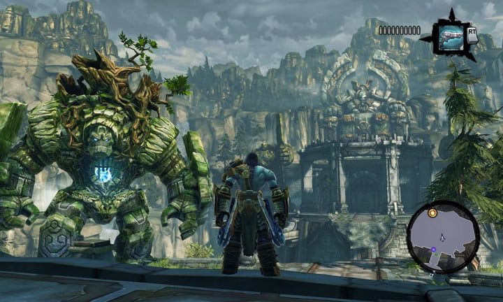 Death de pie frente a un coloso.