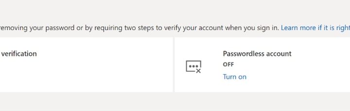 Contraseña de Microsoft