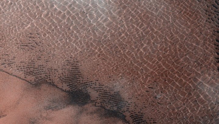 Dunas dinámicas en Marte