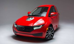 La imagen muestra el vehículo eléctrico Solo.