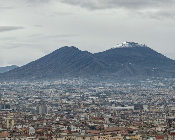 El volcán Vesubio