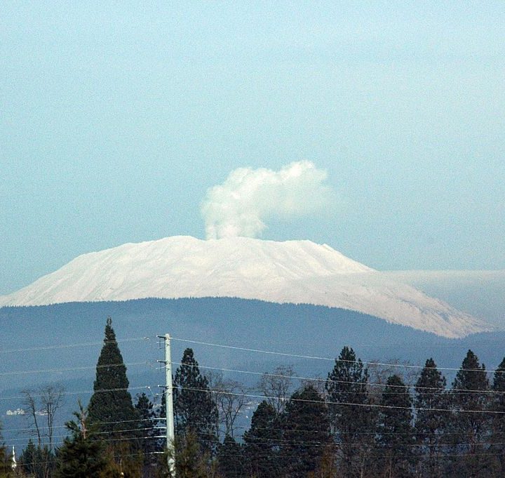 Una fotografía del imponente Monte Santa Helena