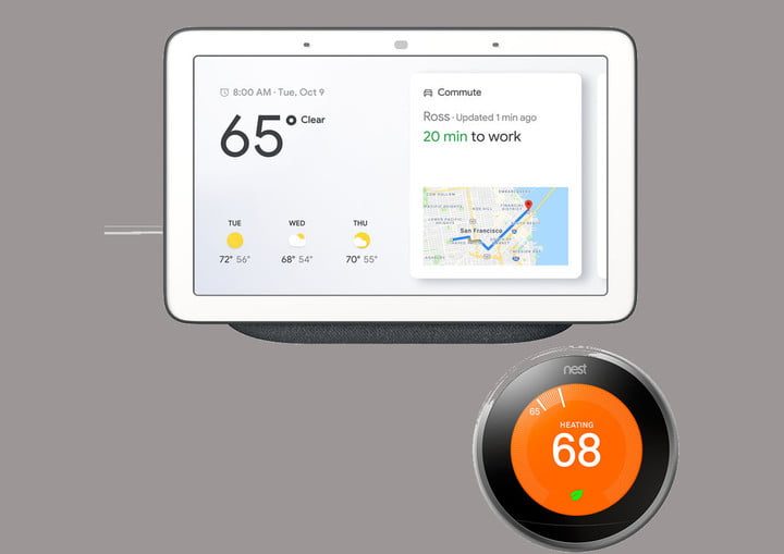 Google trabaja con un termostato Nest.