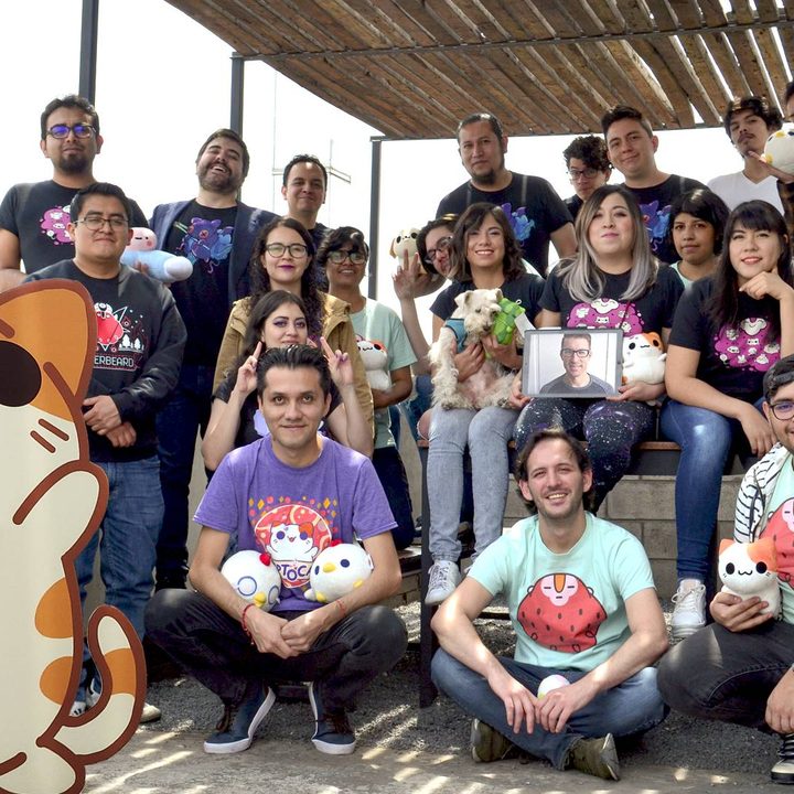 Una fotografía del estudio mexicano de videojuegos Hyperbeard Games