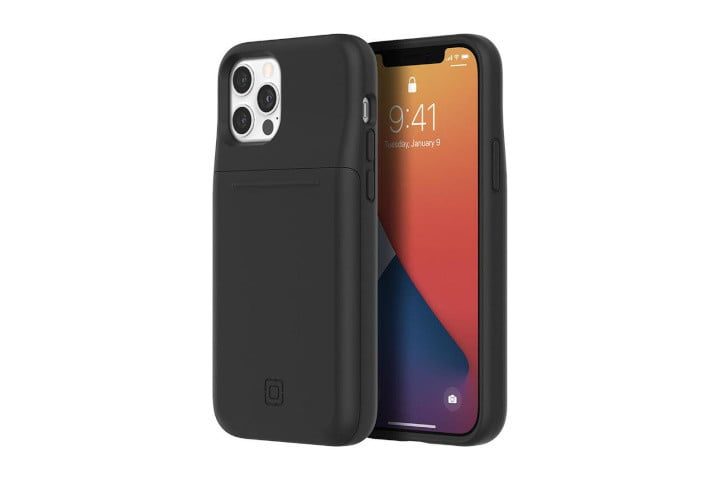 La parte delantera y trasera de la funda Incipio Stashback para el iPhone 13 Pro.