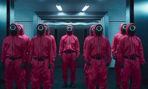 La imagen muestra una escena de la serie El Juego del Calamar de Netflix.