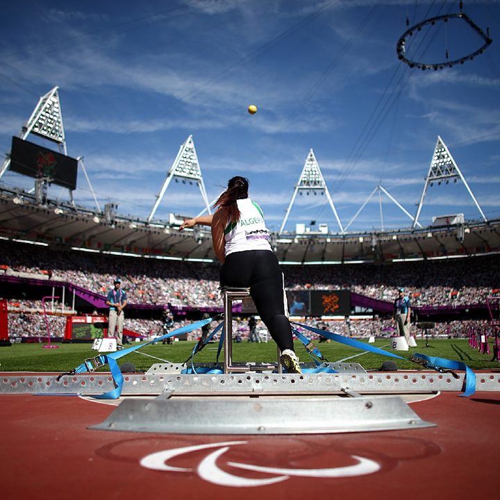 Lanzamiento de peso Juegos Paralímpicos