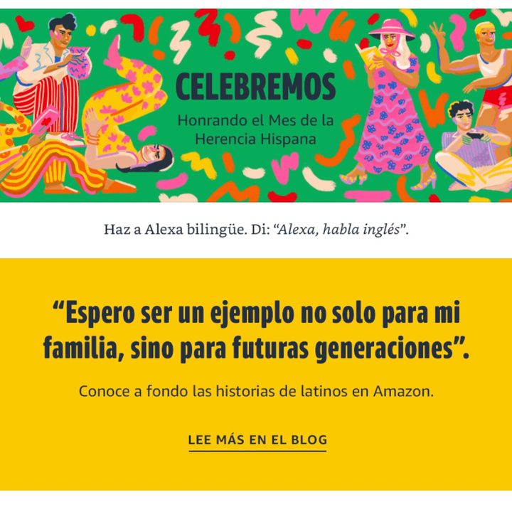El Mes de la Herencia Hispana 2021 en Amazon