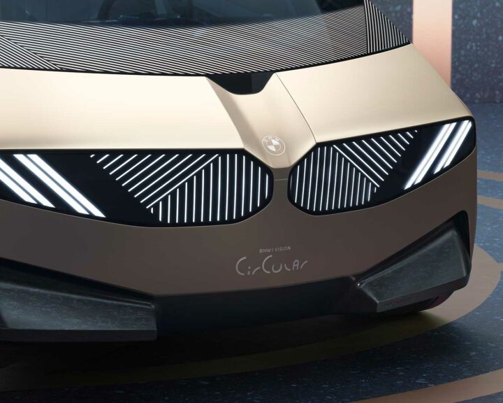 La imagen muestra el nuevo i Vision Circular anunciado por BMW.