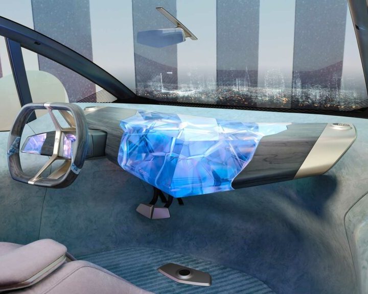 La imagen muestra el nuevo i Vision Circular anunciado por BMW.