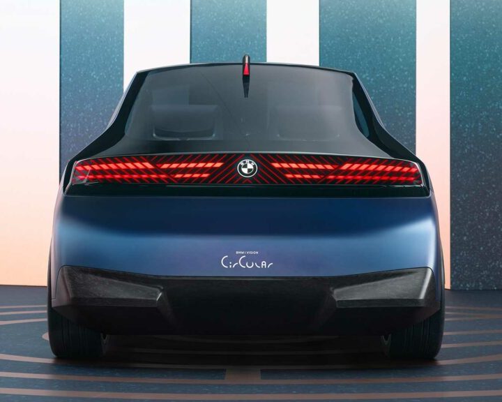 La imagen muestra el nuevo i Vision Circular anunciado por BMW.