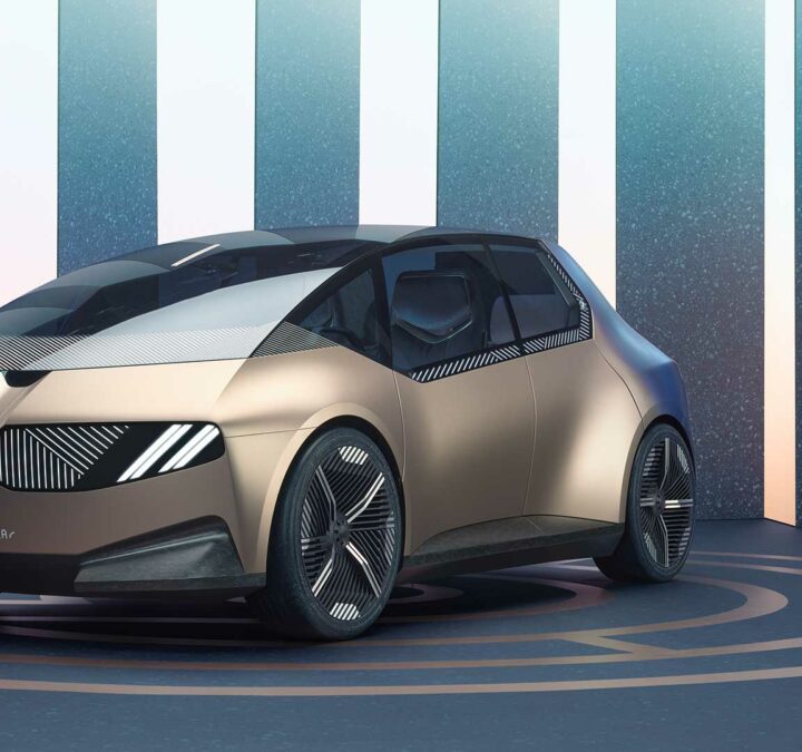 La imagen muestra el nuevo i Vision Circular anunciado por BMW.