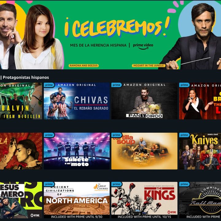 La selección de títulos de Prime Video por el Mes de la Herencia Hispana 2021