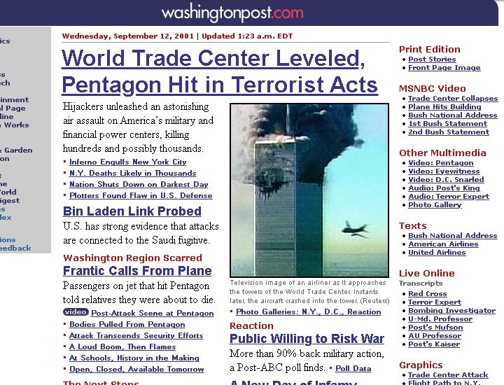 Washington Post - Atentados 11-S