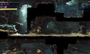 Una imagen del videojuego Metroid Dread