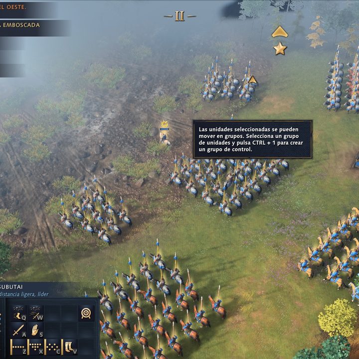 Una imagen con gameplay de Age of Empires IV