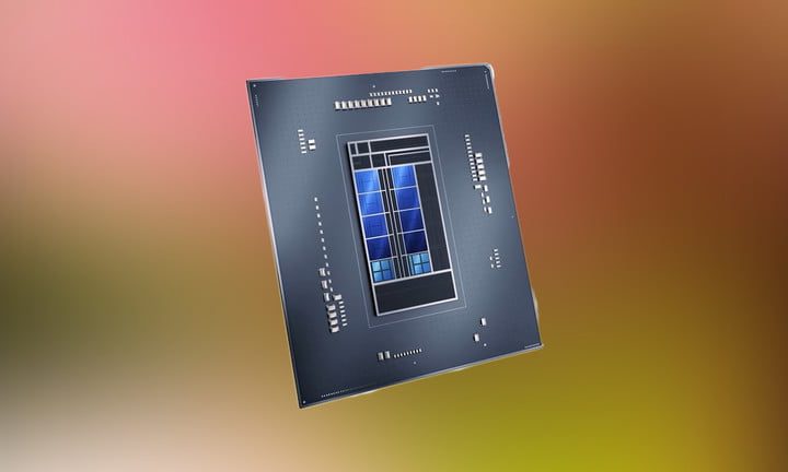 Renderizado del chip Alder Lake de Intel.