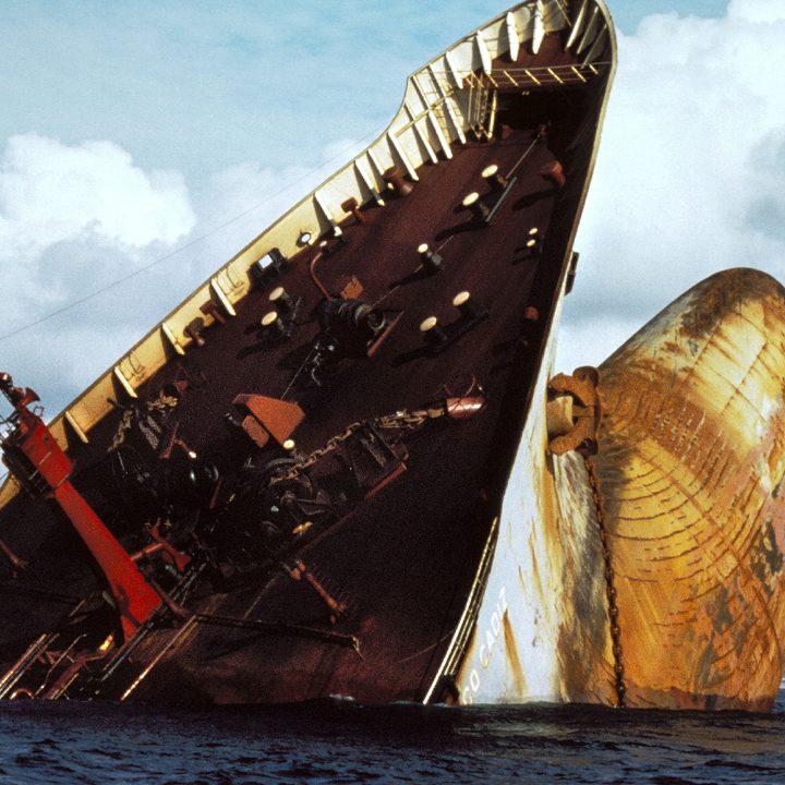 El buque Amoco Cádiz