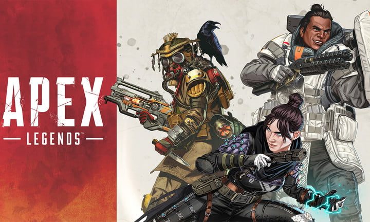 Publicidad con personajes de Apex Legends uno de los mejores juegos de Nintendo switch shooter