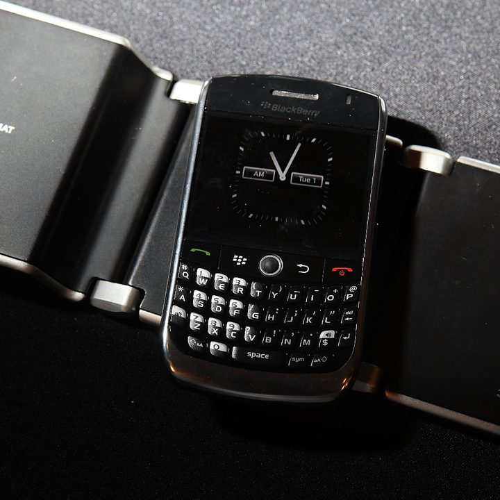Un teléfono BlackBerry de 2010.