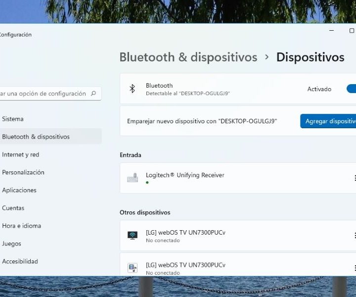 Switch para activar la opción de Bluetooth en Windows 10 para aprender a conectar auriculares al PC por Bluetooth.