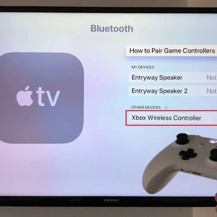 Como conectar un control de Xbox al Apple TV para Apple Arcade