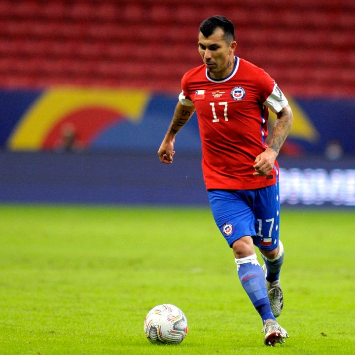 Gary Medel de la selección chilena.