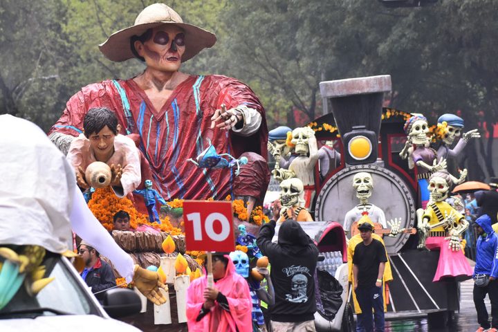 Una imagen del desfile de Día de Muertos 2019 de la CDMX