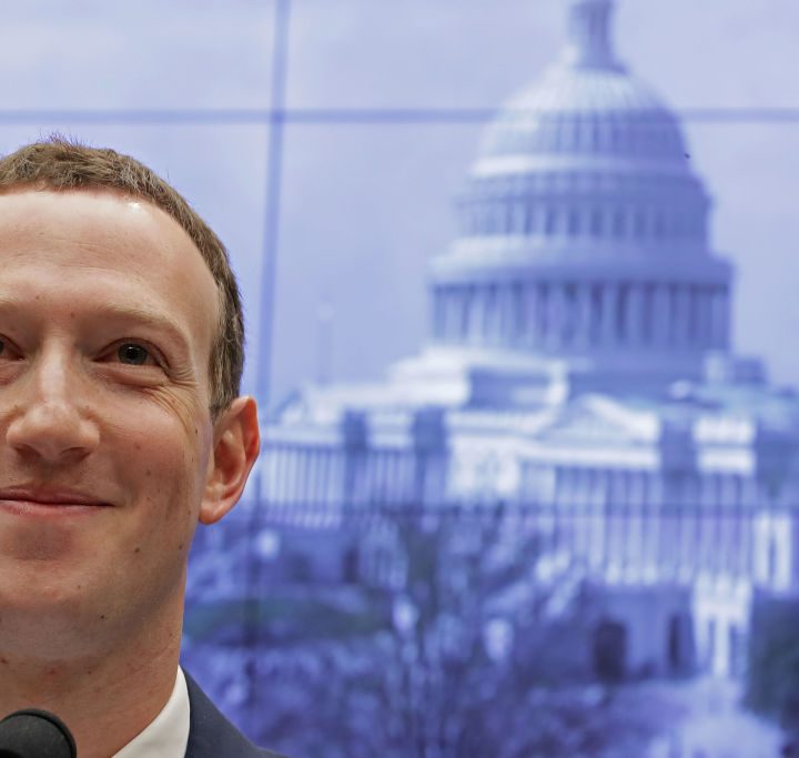 La imagen muestra a Mark Zuckerberg, CEO de Facebook.