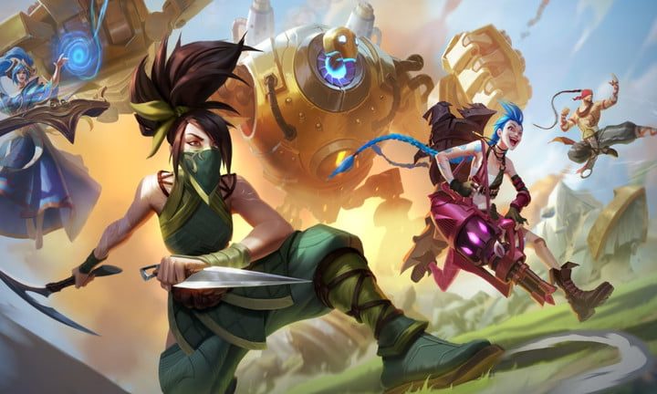 Personajes de League of Legends dentro de Wild Rift, uno de los mejores juegos online para jugar con amigos