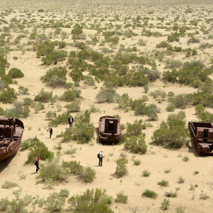 Sequía en mar de Aral