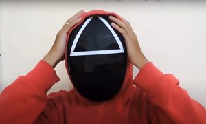 el juego del calamar los tutoriales que triunfan en youtube mascara triangulo